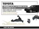 Lexus GX / Toyota 4RUNNER / Fj cruiser / Land cruiser 2002-2022 Främre Länkarmar Hardrace