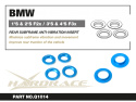 BMW F2x / F3x Insatser Bakre Subframe - 4Delar/Set Hardrace