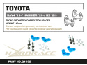 Lexus NX AZ20 / Toyota Crown crossover / Harrier / RAV4 XA50 / XA60 2019-2025 Främre Geometry Correction Spacer Hardrace