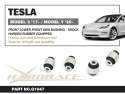 Tesla TESLA MODEL 3 17+ / Y 20+ Bussningar Främre Nedre Främre Länkarm till Stötdämpare (Förstärkta Gummibussningar) - 2Delar/Set Hardrace