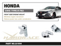 Honda Civic TYPE-R 17- FK8 Höger Motorfäste (Förstärkta Gummibussningar) - 1Delar/Set Hardrace