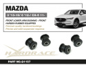 Mazda 3 AXELA / 6 ATENZA / CX 5 2012-2018 Främre Nedre Länkarmsbussningar - Främre Hardrace