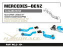 Mercedes C-Klass W206 2021+ Bakre Övre Camber-stag (Förstärkta Gummibussningar) 2 Delar/Set Hardrace