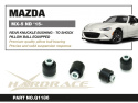 Mazda MX 5 2015+ Bakre Spindelbussningar - Fäst i Stötdämpare Hardrace