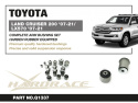 Lexus LX / Toyota Land cruiser 2007-2021 Complete Arm Bussning Set Hardrace