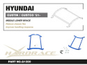 Hyundai Custin custo 2021 Mitten Nedre 4-point Brace Hardrace