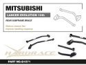 Mitsubishi Lancer evolution Bakre Subframe Brace Hardrace