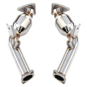 Nissan 02-06 350Z / 02-07 G35 / 02-08 FX35 60mm Downpipes Med Högflödes Katalysatorer Invidia