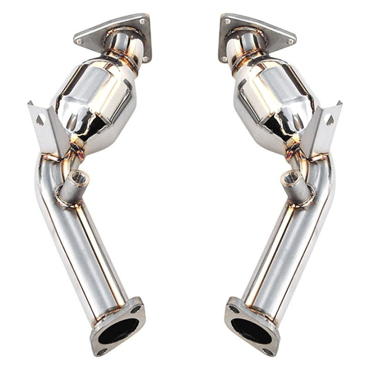 HS02N3ZDPC Nissan 02-06 350Z / 02-07 G35 / 02-08 FX35 60mm Downpipes Med Högflödes Katalysatorer Invidia