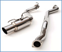 Subaru 08-14 WRX (5-Dörrars) N1 Catback Sportavgassystem Titanium Utblås Invidia