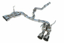 Subaru WRX STi 15+ Gemini R400 Catback Sportavgassystem Polerade Utblås Invidia