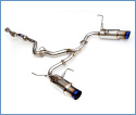 Subaru WRX/STI 15+ (4-Dörrars) N1 Twin Catback Sportavgassystem Titanium Utblås Invidia