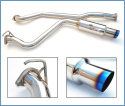 Subaru WRX/STI 15+ N1 SINGLE RACING Catback Sportavgassystem Titanium Utblås Catback Sportavgassystem Invidia