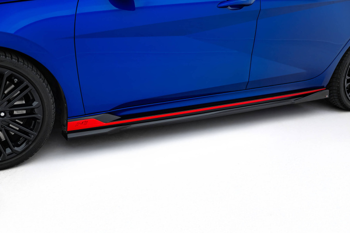 Hyundai Elantra N Mk7 2020-2023 Sidoextensions Maxton Design i gruppen Välj bilmodell / Hyundai / Elantra / Styling hos DDESIGN Scandinavia AB (HY-EL-7-N-SD1G)