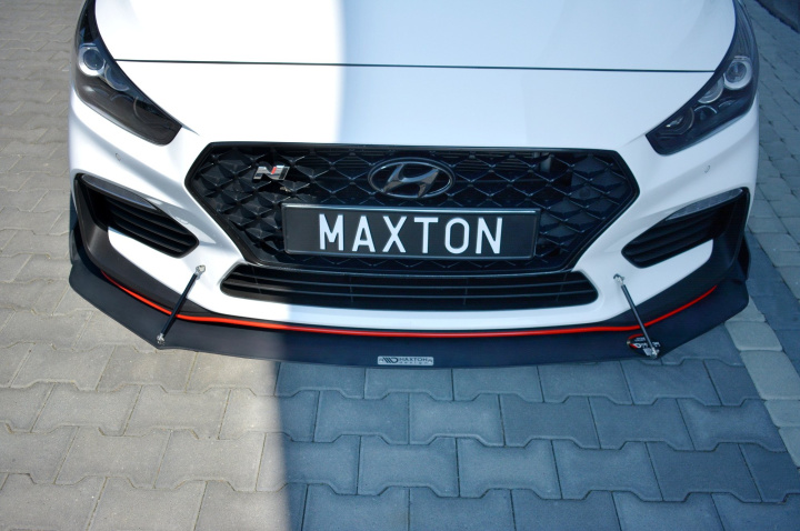 HY-I30-3-N-CNC-FD1A Hyundai I30 N 2017-2020 Frontsplitter Racing Maxton Design