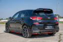 Hyundai I30 N 2017+ Bakre Sidoextensions Röda V.2 Maxton Design