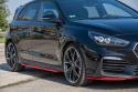 Hyundai I30 N 2017+ Sidoextensions Röda V.2 Maxton Design