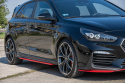 Hyundai I30 N 2017+ Sidoextensions Röda V.2 Maxton Design