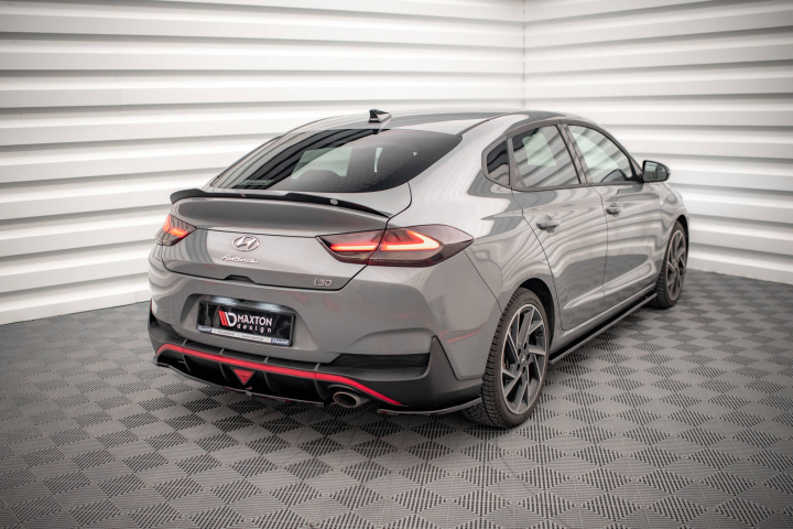 Hyundai I30 Fastback N-Line Mk3 Facelift 2020+ Diffuser Maxton Design i gruppen Välj bilmodell / Hyundai / I30 (PD) 17+ / Styling hos DDESIGN Scandinavia AB (HY-I30-3F-NLINE-FB-RSD1G)