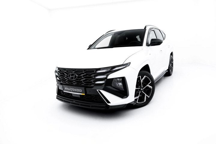 Hyundai Tucson N-Line Mk4 Facelift 2024+ Frontläpp / Frontsplitter Maxton Design i gruppen Välj bilmodell / Hyundai / Tucson hos DDESIGN Scandinavia AB (HY-TU-4F-NLINE-FD1G-FD1RG)
