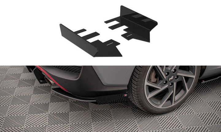 Hyundai I30 Fastback N-Line Mk3 Facelift 2020+ Bakre Sidosplitters Maxton Design i gruppen Välj bilmodell / Hyundai / I30 (PD) 17+ / Styling hos DDESIGN Scandinavia AB (HYI303FNLINEFBCNC-RSF1G)