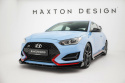 Hyundai Veloster N Mk2 2018-2022 Street Pro Frontsplitter / Frontläpp + Splitters Maxton Design