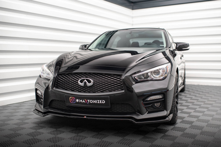 Infiniti Q50 S MK1 2013-2016 Frontläpp / Frontsplitter V.1 Maxton Design i gruppen Välj bilmodell / Infiniti / Q50 hos DDESIGN Scandinavia AB (IN-Q50S-1-FD1G)