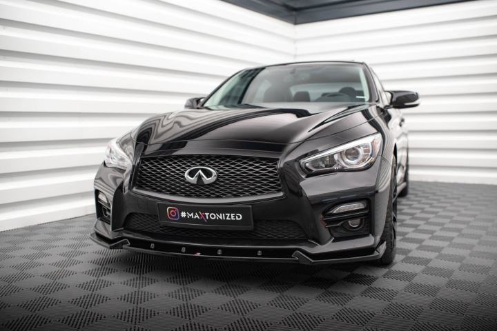 Infiniti Q50 S MK1 2013-2016 Frontläpp / Frontsplitter V.2 Maxton Design i gruppen Välj bilmodell / Infiniti / Q50 hos DDESIGN Scandinavia AB (IN-Q50S-1-FD2G)