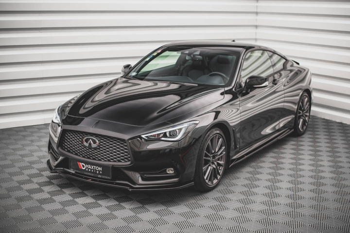 Infiniti Q60 S MK2 2017+ Frontläpp / Frontsplitter Maxton Design i gruppen Välj bilmodell / Infiniti / Q60 2017–2022 hos DDESIGN Scandinavia AB (IN-Q60S-2-FD1G)