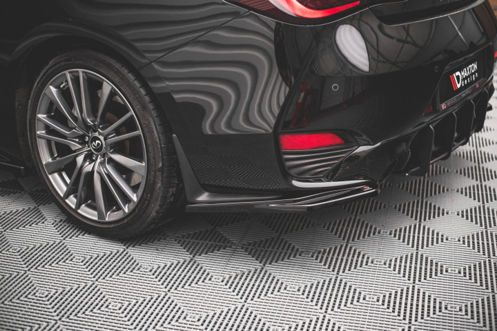 Infiniti Q60 S MK2 2017+ Bakre Sidoextensions Maxton Design i gruppen Välj bilmodell / Infiniti / Q60 2017–2022 hos DDESIGN Scandinavia AB (IN-Q60S-2-RSD1G)