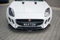 Jaguar F-Type 2013-2016 Racing Frontsplitter V.1 Maxton Design