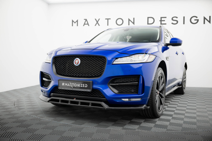 Jaguar F-Pace R-Sport Mk1 2016-2020 Frontläpp / Frontsplitter Maxton Design i gruppen Välj bilmodell / Jaguar / F-Pace 2016+ hos DDESIGN Scandinavia AB (JA-FP-1-RSPORT-FD1G-FD1RG)