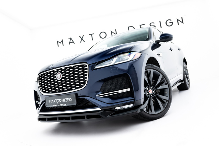 Jaguar F-Pace R-Sport Mk1 Facelift 2020-2025 Frontsplitter Maxton Design i gruppen Välj bilmodell / Jaguar / F-Pace 2016+ hos DDESIGN Scandinavia AB (JA-FP-1F-FD1G-FD1RG)