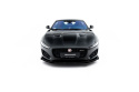Jaguar F-Type X152 Facelift 2 2020-2024 Street Pro Frontläpp / Frontsplitter + Flaps Svart + Blanka Flaps Maxton Design