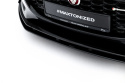 Jaguar F-Type X152 Facelift 2 2020-2024 Street Pro Frontläpp / Frontsplitter + Flaps Svart/Röd + Blanka Flaps Maxton Design
