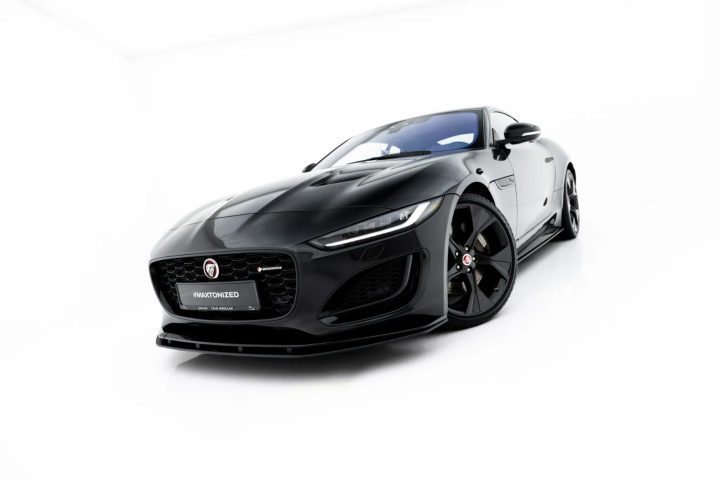 Jaguar F-Type X152 Facelift 2 2020-2024 Street Pro Frontläpp / Frontsplitter Maxton Design i gruppen Välj bilmodell / Jaguar / F-Type (X152) 2014+ / Styling hos DDESIGN Scandinavia AB (JAFTYPE1F2CNC-FD1B)