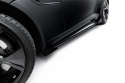 Jaguar F-Type X152 Facelift 2 2020-2024 Street Pro Sidoextensions + Flaps Svart/Röd + Blanka Flaps Maxton Design