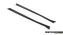 Jaguar F-Type X152 Facelift 2 2020-2024 Street Pro Sidoextensions Svart/Röd Maxton Design