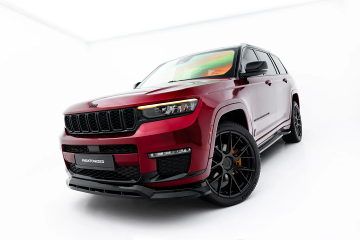 Jeep Grand Cherokee L Mk5 2021- Frontläpp / Frontsplitter Maxton Design i gruppen Välj bilmodell / Jeep / Grand Cherokee WL 2021+ hos DDESIGN Scandinavia AB (JE-GC-5-L-FD1G-FD1RG)