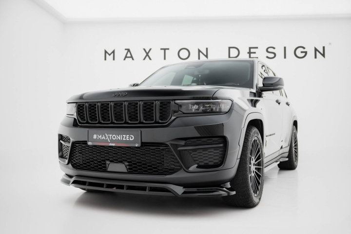 Jeep Grand Cherokee Trailhawk Mk5 2021+ Frontsplitter / Frontläpp Maxton Design i gruppen Välj bilmodell / Jeep / Grand Cherokee WL 2021+ hos DDESIGN Scandinavia AB (JE-GC-5-TH-FD1GFD1RG)