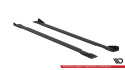 Kia Stinger GT / GT-Line / Standard Mk1 Street Pro Sidoextensions + Flaps Svart/Röd + Blanka Flaps Maxton Design
