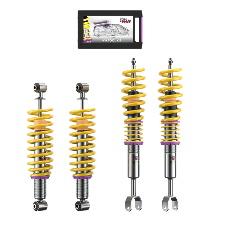 10210021 Coilovers Inox V1 KW Suspension i gruppen Välj bilmodell / Audi / A4 - S4 - RS4 (B5) 1994-2001 / Chassi / Coilovers hos DDESIGN Scandinavia AB (KW-10210021)