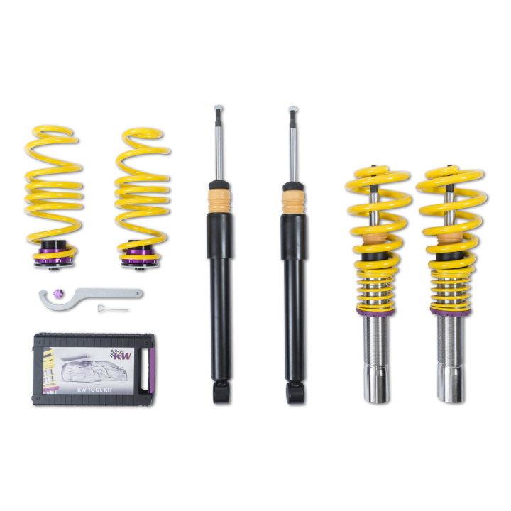 10210078 Coilovers Inox V1 KW Suspension i gruppen Välj bilmodell / Audi / A4 - S4 - RS4 (B8) 2007-2014 / Chassi / Coilovers hos DDESIGN Scandinavia AB (KW-10210078)