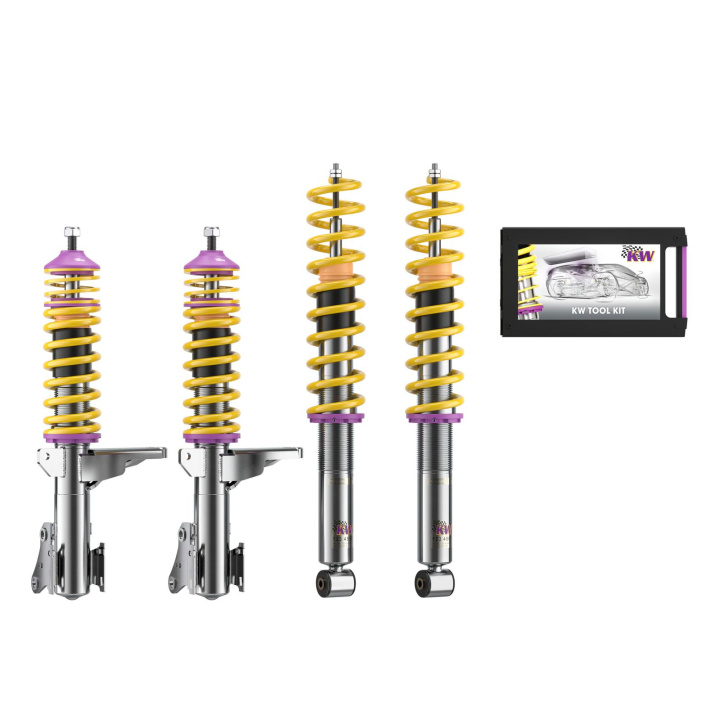 10210902 Coilovers Inox V1 KW Suspension i gruppen Välj bilmodell / Audi / 80 - 90 - 100 1966-1997 / Chassi / Fjädring hos DDESIGN Scandinavia AB (KW-10210902)