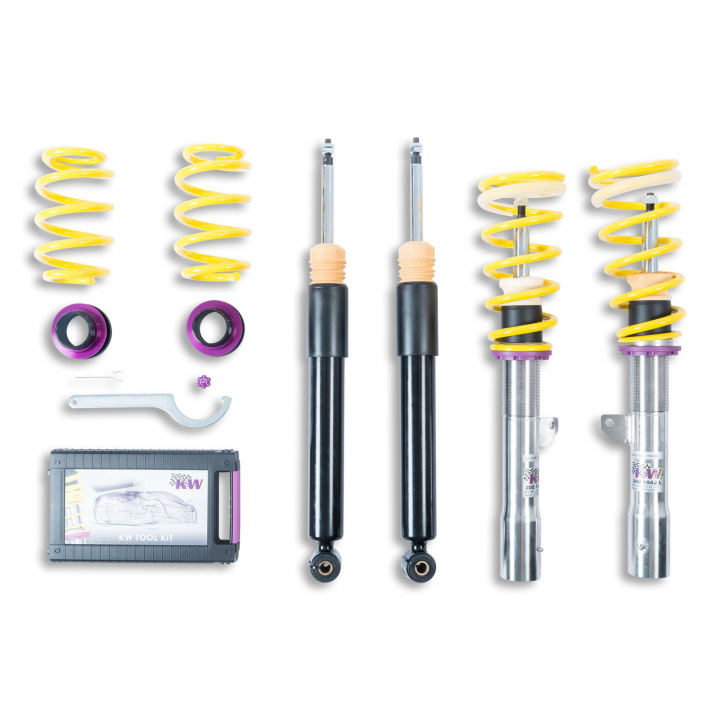 102200BN Coilovers Inox V1 KW Suspension i gruppen Välj bilmodell / BMW / 1-serie 2-serie (F20-F23) 2011-2019 / Chassi / Fjädring hos DDESIGN Scandinavia AB (KW-102200BN)