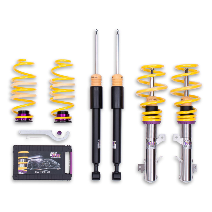 10230061 Coilovers Inox V1 KW Suspension i gruppen Välj bilmodell / Ford / Fiesta MK7 Facelift 12-17 / Chassi / Fjädring hos DDESIGN Scandinavia AB (KW-10230061)