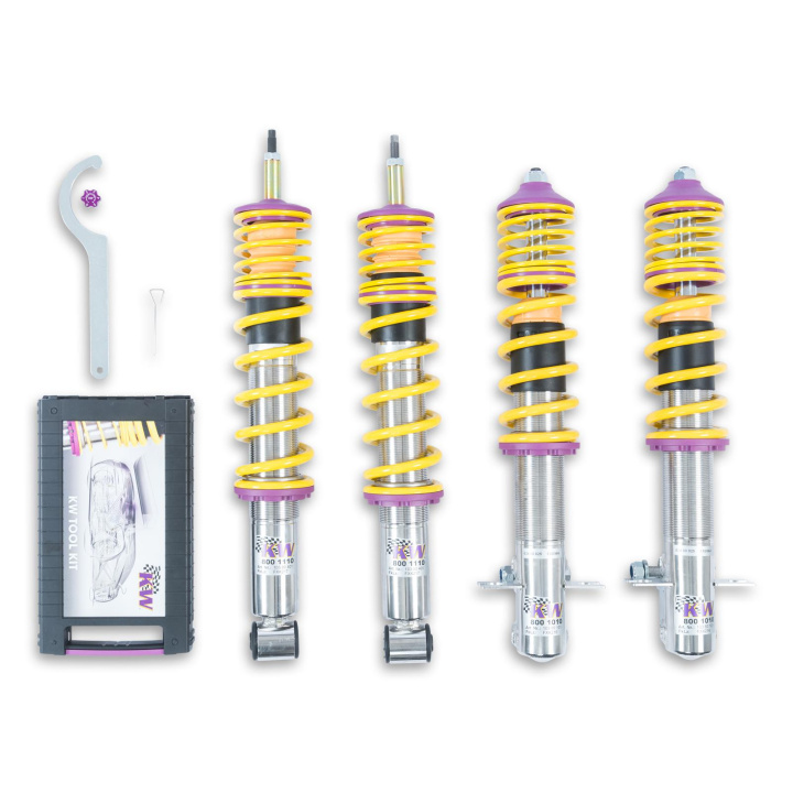 10280001 Coilovers Inox V1 KW Suspension i gruppen Välj bilmodell / VW / Golf 1 74-83 / Chassi / Fjädring hos DDESIGN Scandinavia AB (KW-10280001)