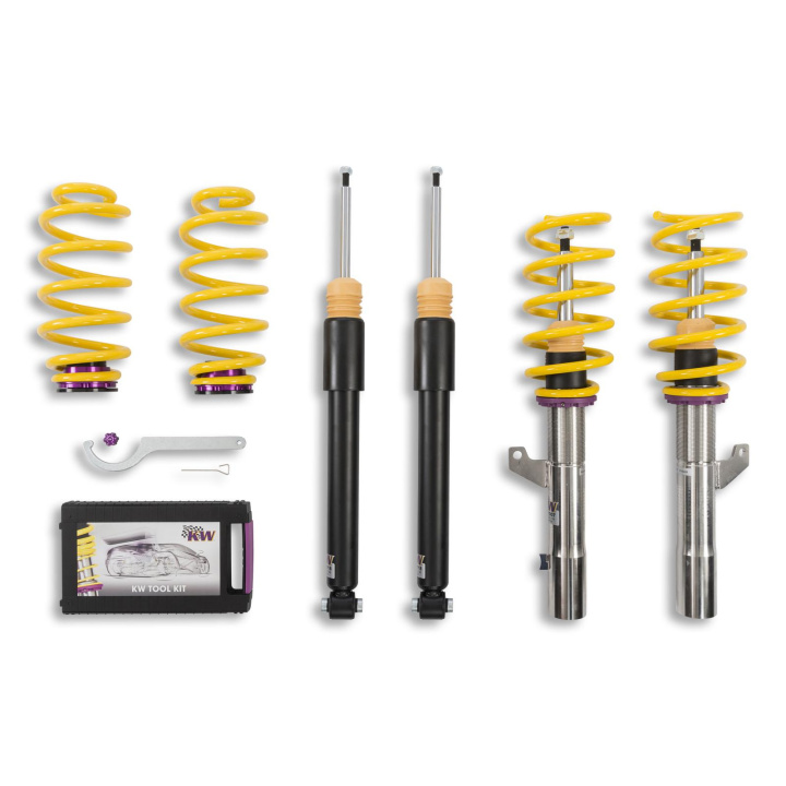 102800AX Coilovers Inox V1 KW Suspension i gruppen Välj bilmodell / VW / Touran / Chassi hos DDESIGN Scandinavia AB (KW-102800AX)