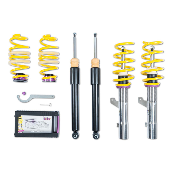 102800CB Coilovers Inox V1 KW Suspension i gruppen Välj bilmodell / VW / Golf 7 Standard 12-19 / Chassi hos DDESIGN Scandinavia AB (KW-102800CB)