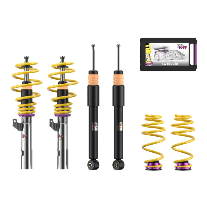 10281031 Coilovers Inox V1 KW Suspension i gruppen Välj bilmodell / VW / Golf 6 08-12 / Chassi / Golf MK6 GTI Fjädring hos DDESIGN Scandinavia AB (KW-10281031)